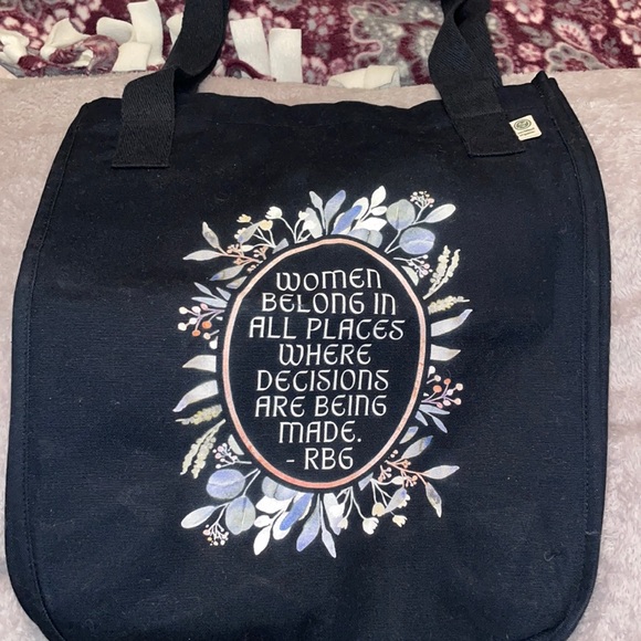 Inspirational canvas tote NWOT - Picture 3 of 6